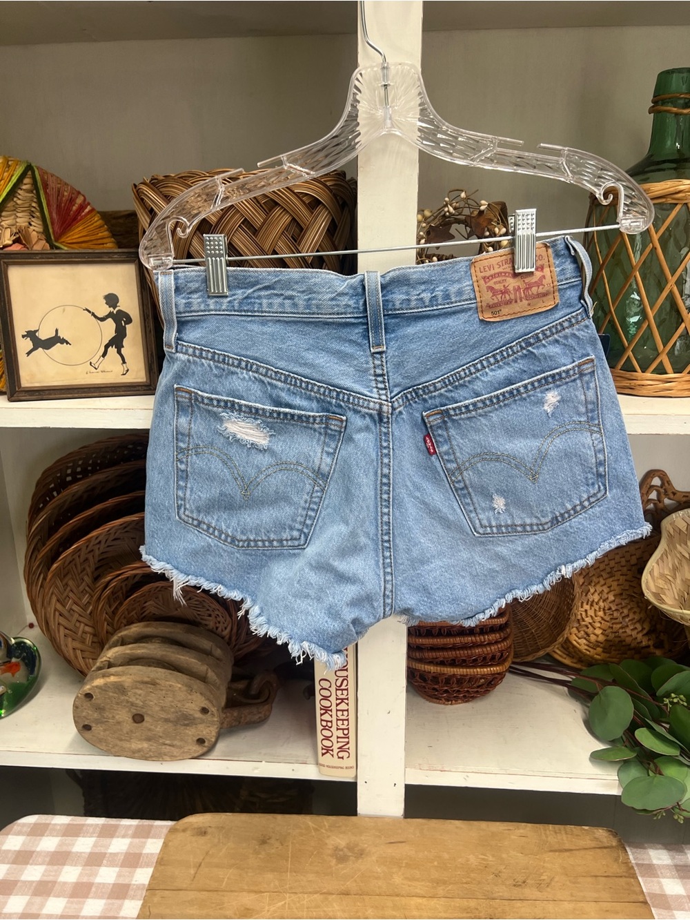 Levi’s 501 cut off denim shorts size 26